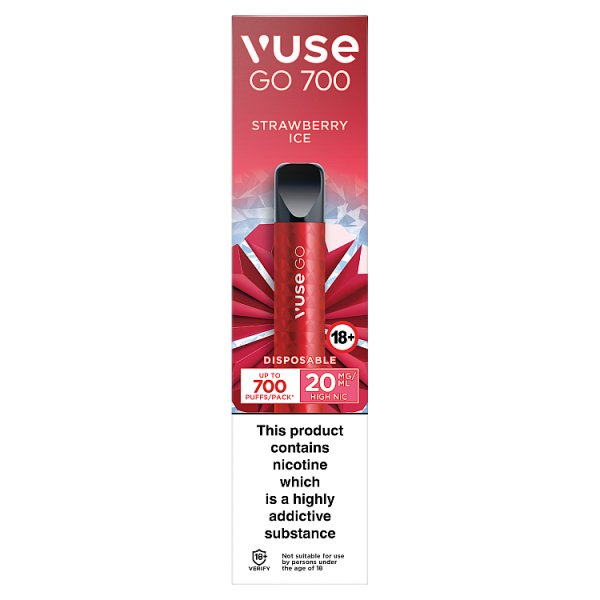 Vuse Go 700 Strawberry Ice 20mg 