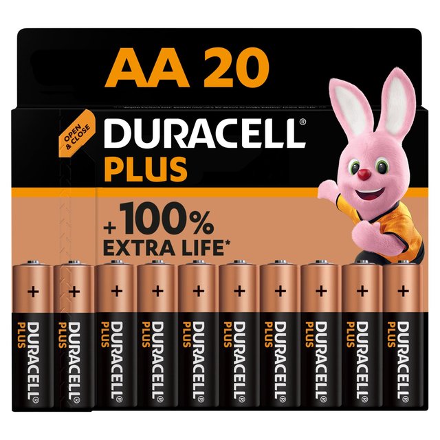 Duracell AA Batteries Simply Alkaline Long Lasting LR03, LR6 Pack
