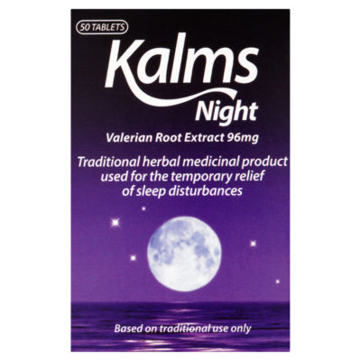 Kalms Night Valerian Root Extract 96mg Tablets