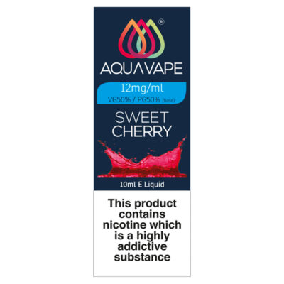 Aqua Vape Sweet Cherry E-Liquid 12mg