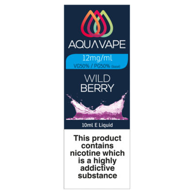 Aqua Vape Wild Berry E-Liquid 12mg