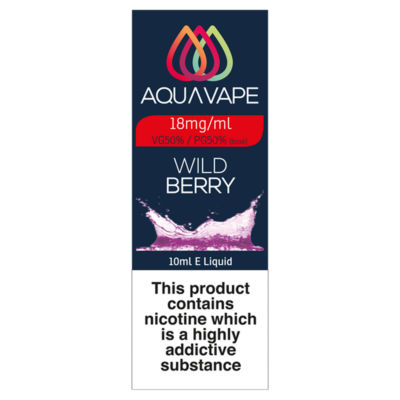 Aqua Vape Wild Berry E-Liquid 18mg