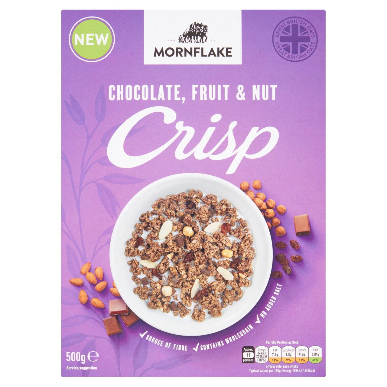 Mornflake Chocolate, Fruit & Nut Crisp