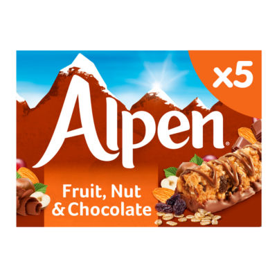 Alpen Cereal Bars Fruit & Nut with Milk Chocolate