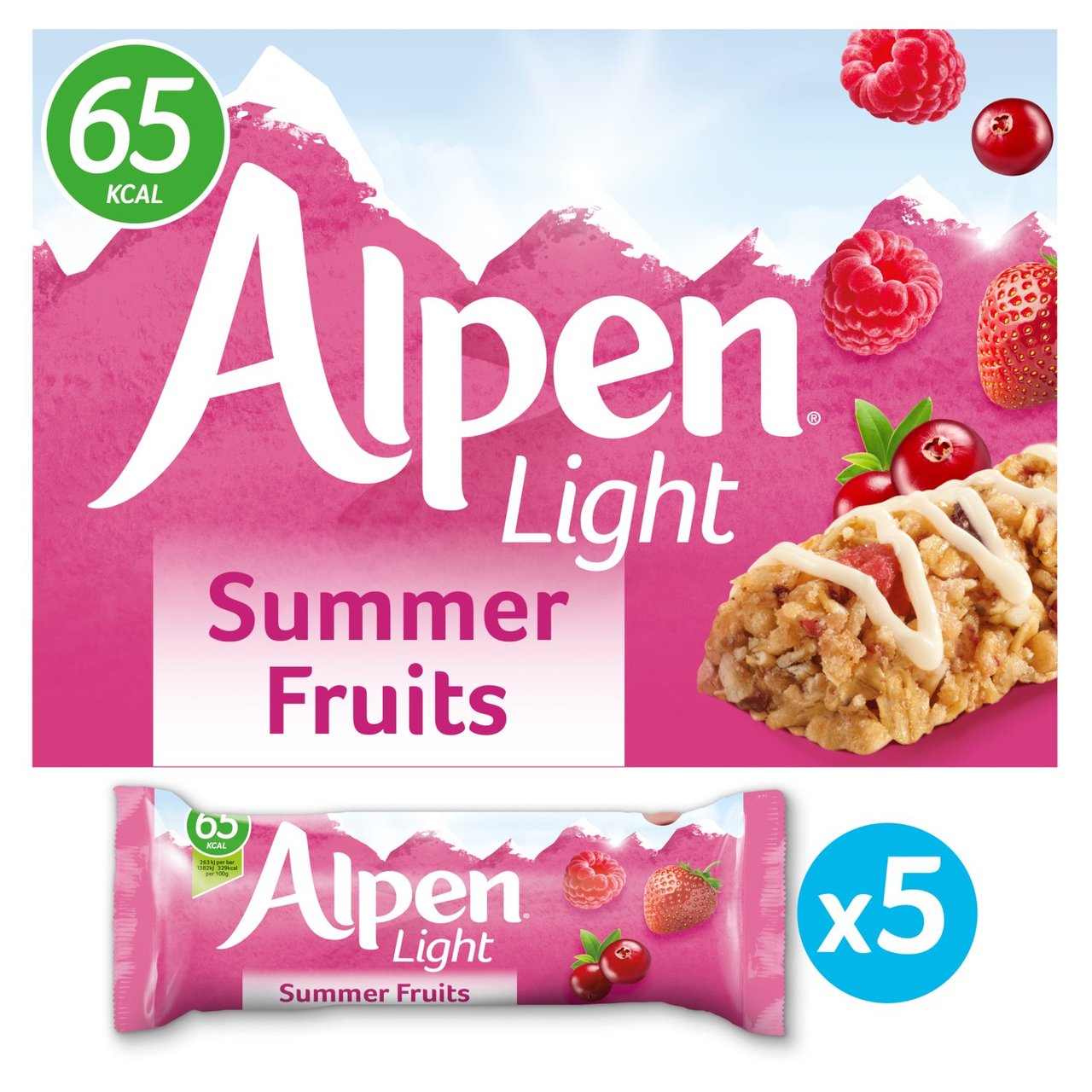 Alpen Light Summer Fruit Cereal Bars