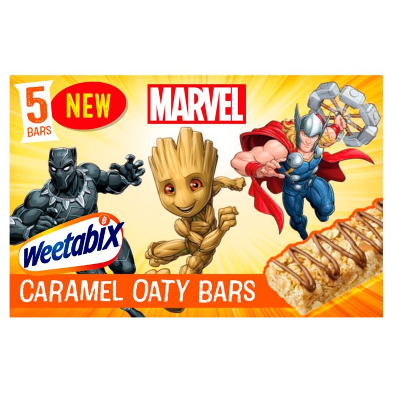 Marvel Disney Bars Caramel Oat Bars