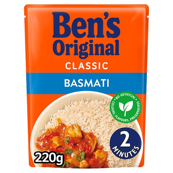 Ben's Original Classic Basmati Microwave Rice 220g