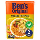 Bens Original Mixed Pepper Microwave Rice  220g