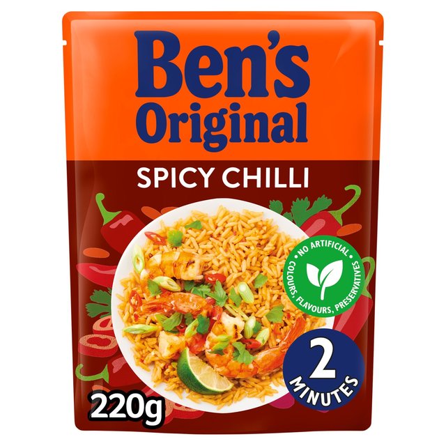 Ben's Original Spicy Chilli Microwave Rice  220g