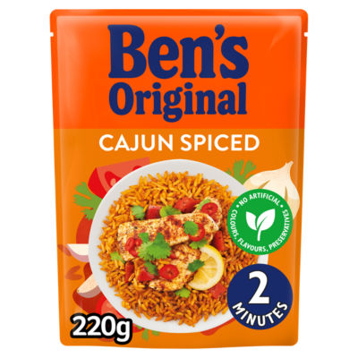 Bens Original Cajun Microwave Rice 220g