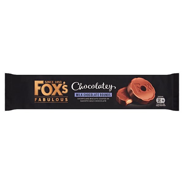 Foxs Chocolatey Milk Chocolate Rounds 130G