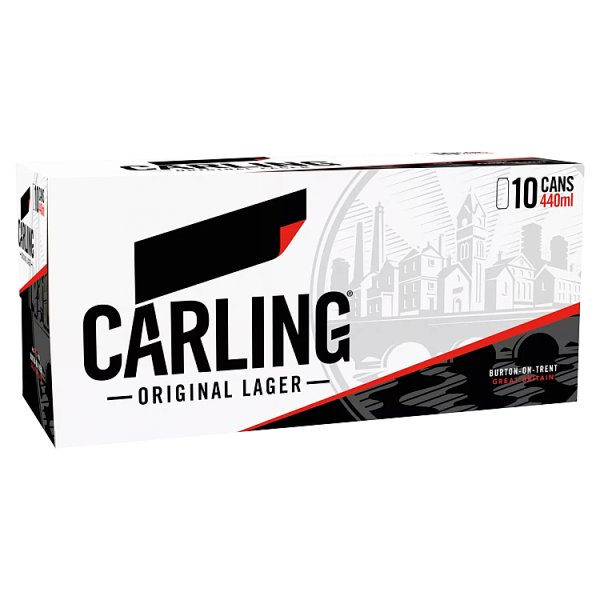 Carling Original Lager Beer Cans 10 x 440ml