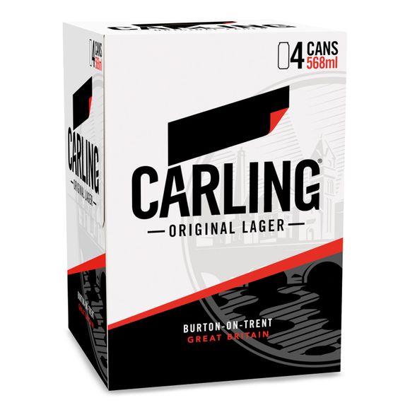 Carling Original Lager Beer 4x568ml