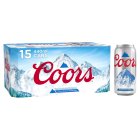 Coors Lager Beer Cans  15 x 440ml