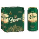 Staropramen Premium Czech Style Pilsner Lager Beer Can 4x440ml