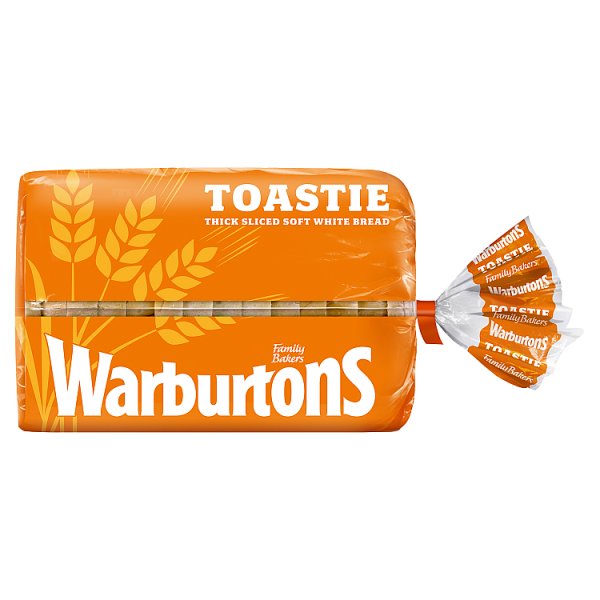 Warburtons Toastie Thick Sliced White Bread 400g