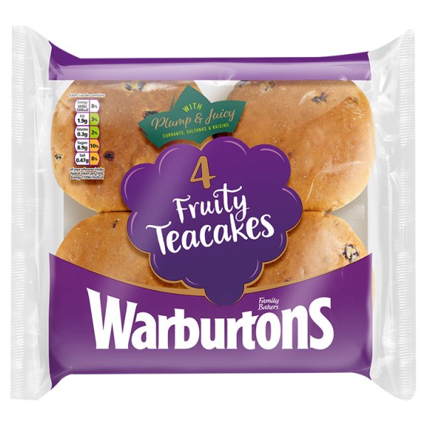 Warburtons Fruity Teacakes