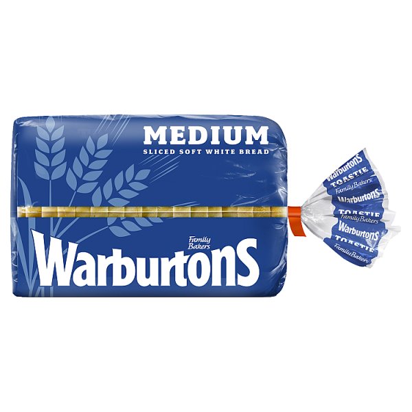 Warburtons White Sliced Medium Loaf