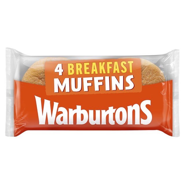 Warburtons Breakfast Muffins  4 per pack