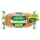 Warburtons Seeded Protein Thin Bagels