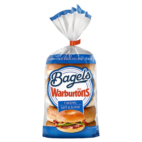 Warburtons 5 Original Bagels 5 Pack