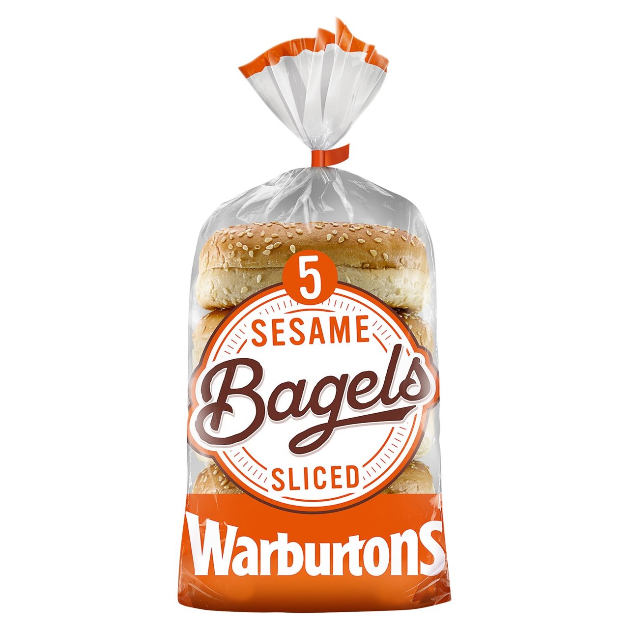 Warburtons Soft & Sliced Sesame Bagels