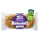 Warburtons 21 Seed Thin Bagels x4