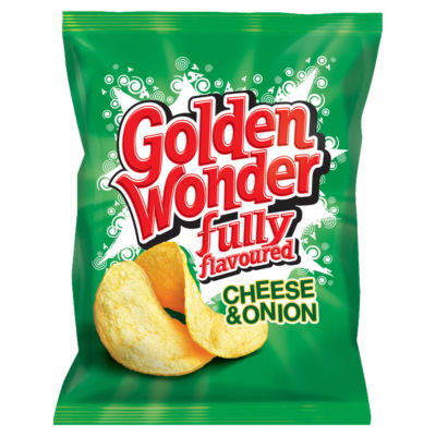 Golden Wonder Fully Flavoured Cheese & Onion 32.5g