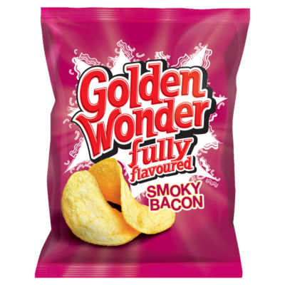 Golden Wonder Fully Flavoured Smoky Bacon 32.5g