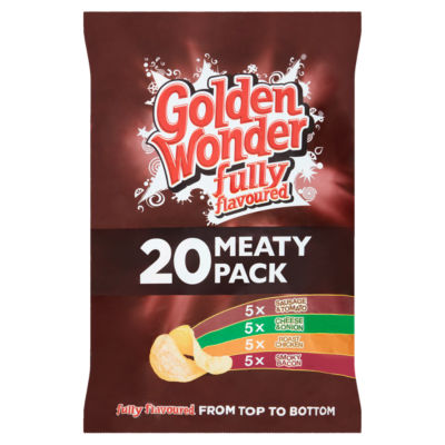 Golden Wonder Fully Flavoured Meaty Pack 20 X 25g