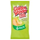 Golden Wonder Fully Flavoured Spring Onion Crisps 6x25g