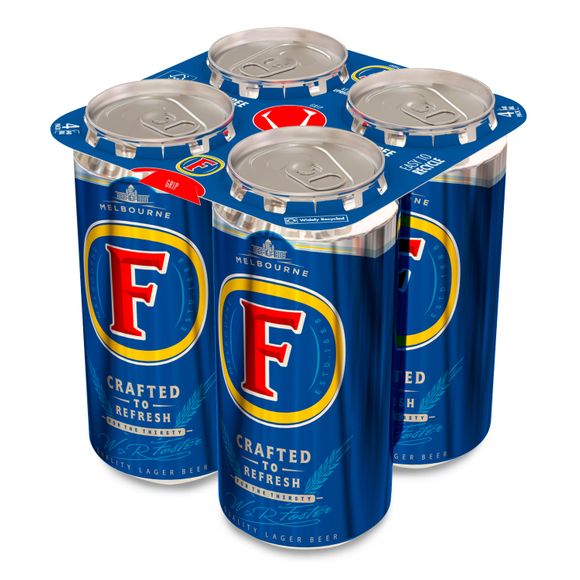 Foster's Lager Beer Cans 4 X 440ml