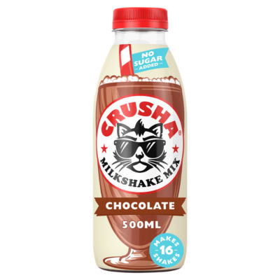 Crusha Chocolate Milkshake Mix No Add Sugar  500ml