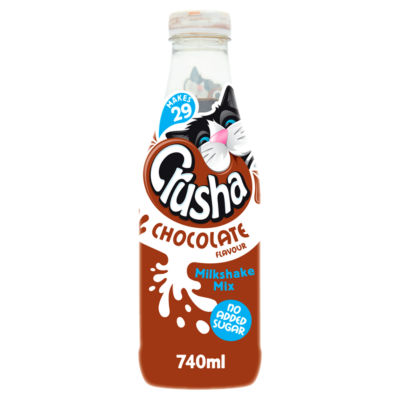 Crusha No Added Sugar Chocolate Flavour Milkshake Mix