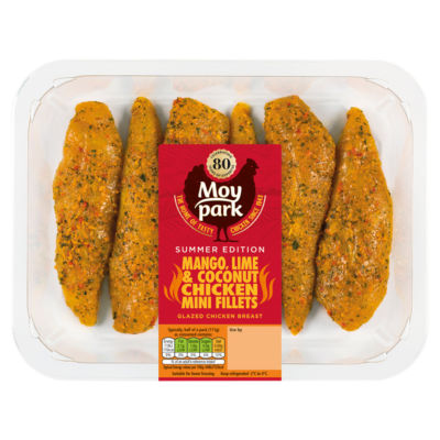 Moy Park Mango Lime & Coconut Chicken Mini Fillets