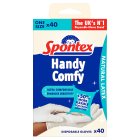 Spontex Latex Disposable Gloves 40pk