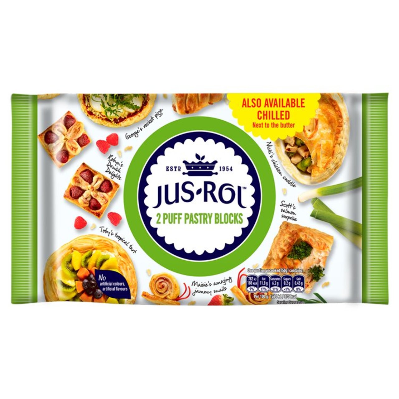 Jus-Rol Frozen Uncooked Puff Pastry Block