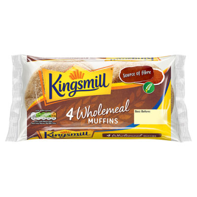 Kingsmill 4 Wholemeal Muffins