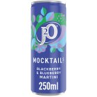 J2O Mocktails Blackberry & Blueberry Martini 250ml