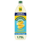 Robinsons No Addded Sugar Double Strength Lemon 1.75L