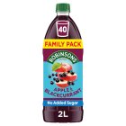 Robinsons Apple & Blackcurrant Squash No Added Sugar 2L