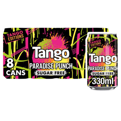 Tango Sugar Free Paradise Punch Cans