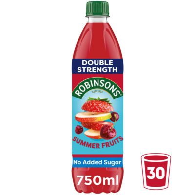 Robinsons Double Strength Summer Fruits Squash 750ml