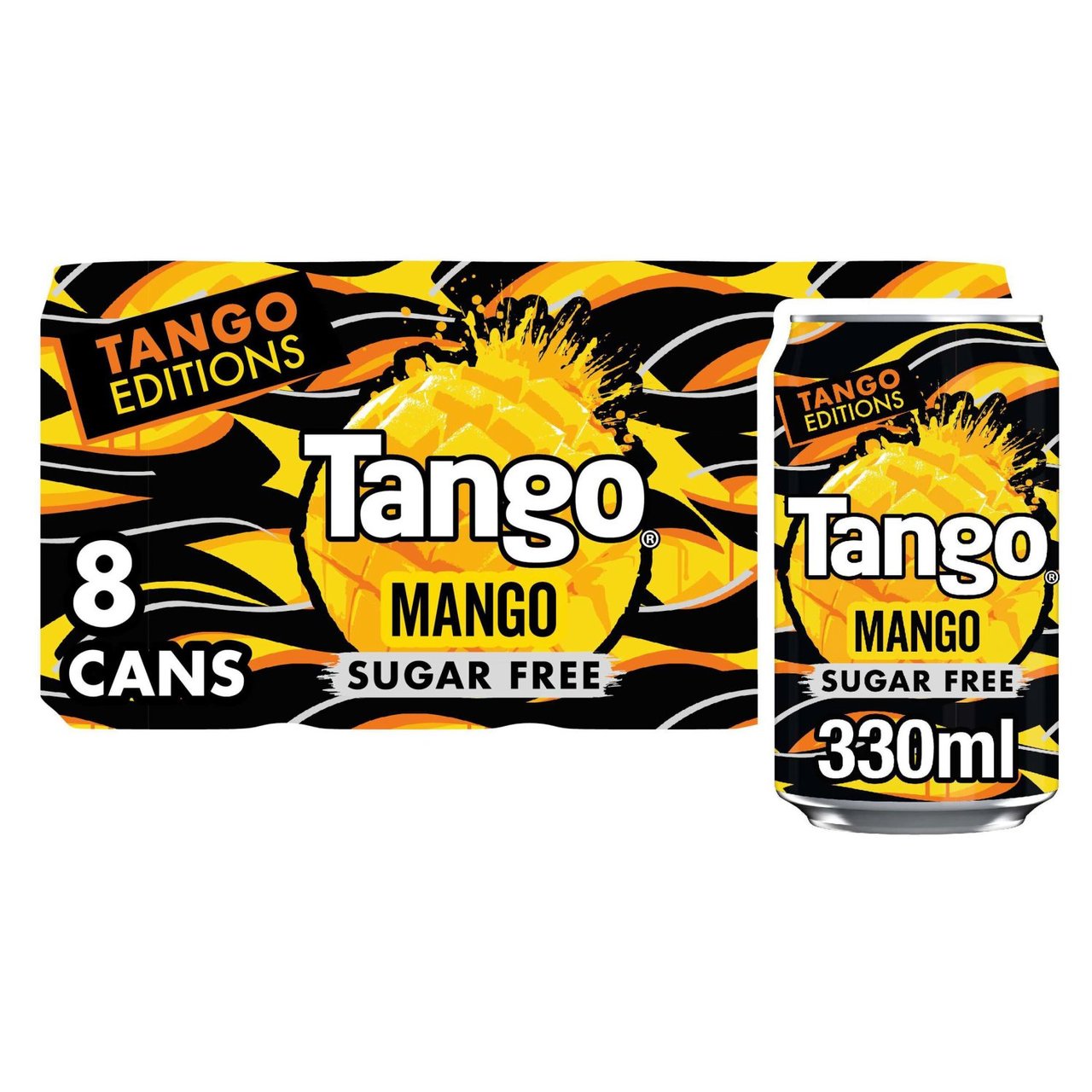 Tango Mango Sugar Free Cans 8x330ml