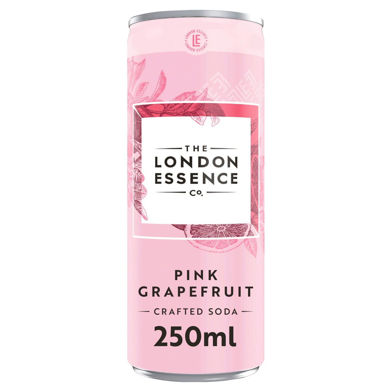 The London Essence Co. Pink Grapefruit Crafted Soda Premium Soft Drink 250ml