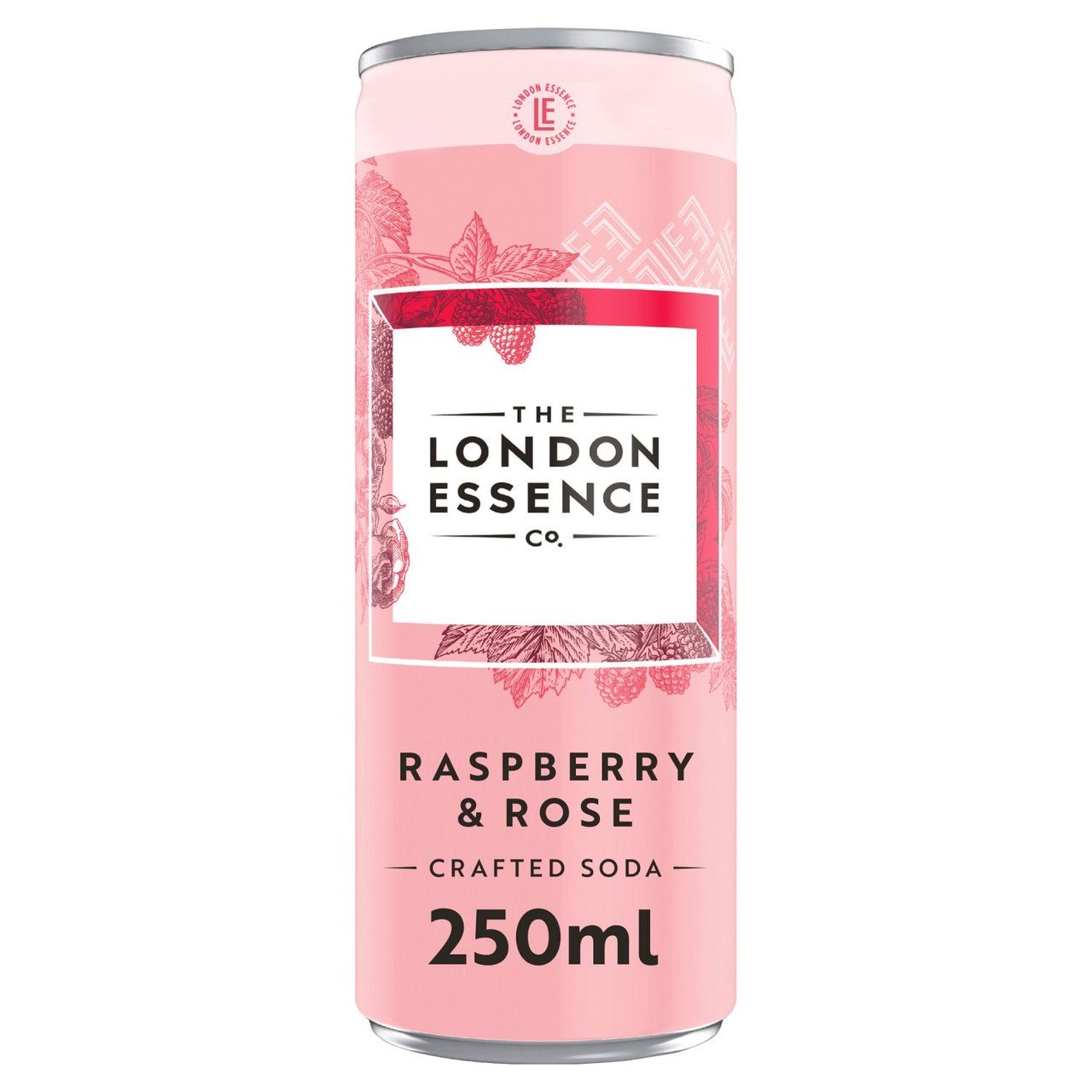 London Essence Crafted Soda Raspberry & Rose  250ml