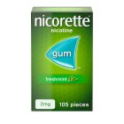 Nicorette 2mg Nicotine Gum Pieces. Freshmint Sugar-Free