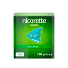 Nicorette Freshmint Chewing Gum - 2mg, x210 Pieces (stop smoking aid)