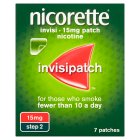 Nicorette Invisi Patch Step 2 to 7 Patches Quit Smoking Aid 15mg