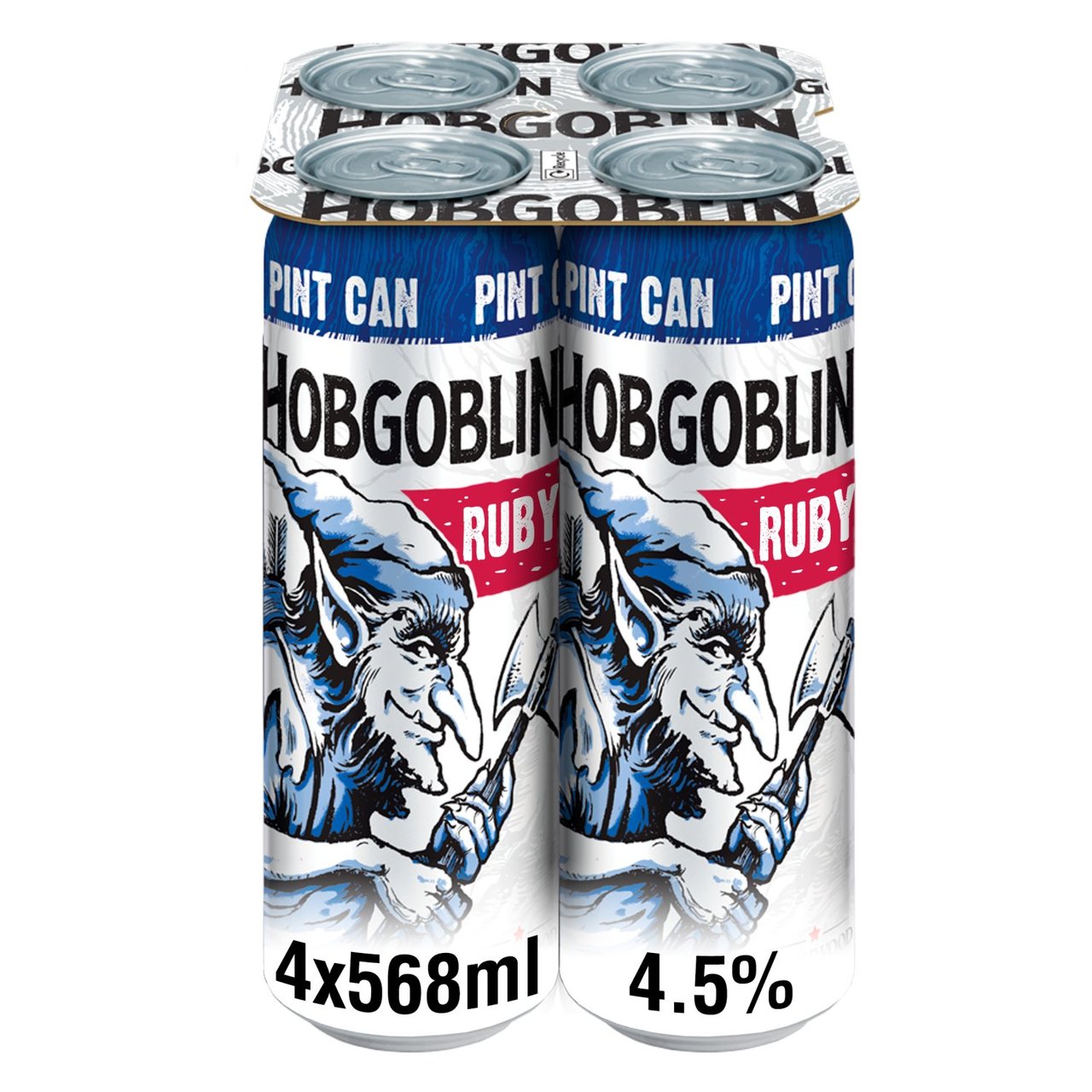 Hobgoblin Ruby Ale Beer Pint Cans